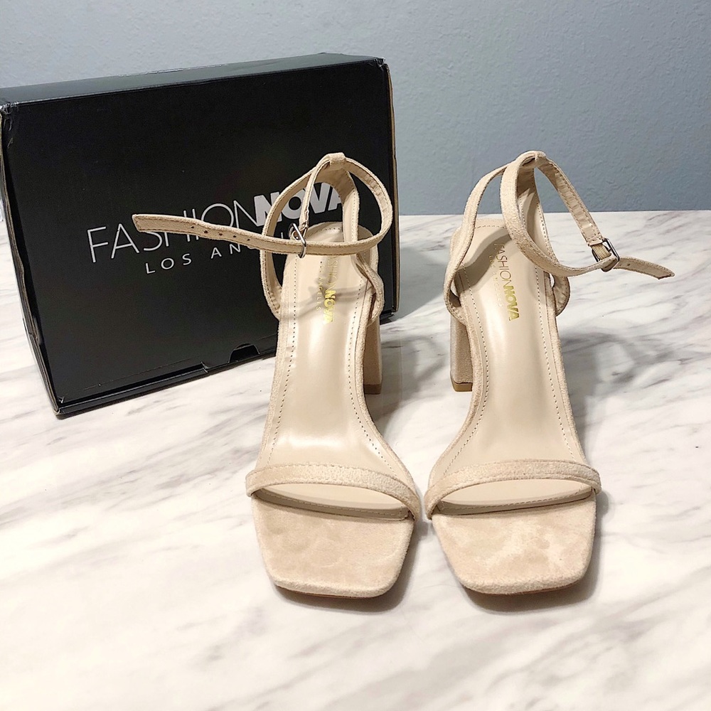 Blush/Nude Fashion Nova Heels